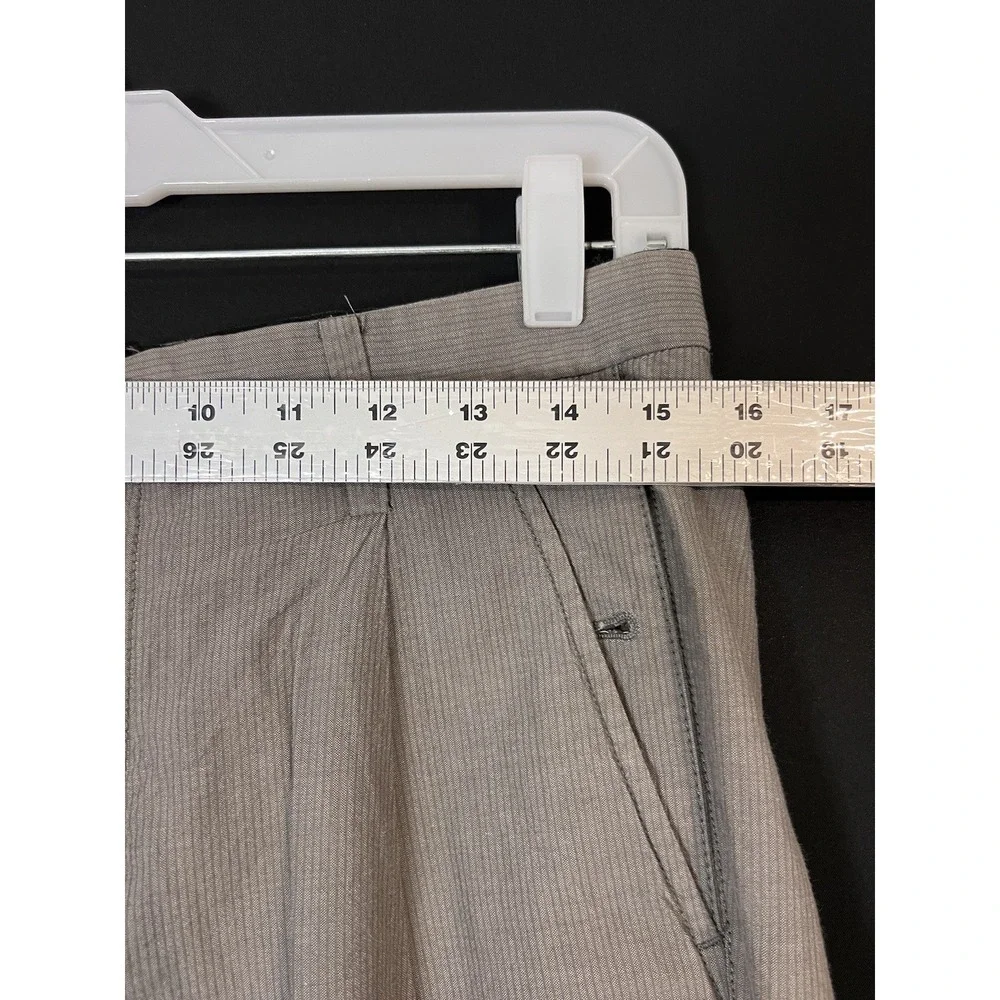 Armani Exchange A|X Men's 29 Short Gray Vertical‎ Pinstripe Chino Pants